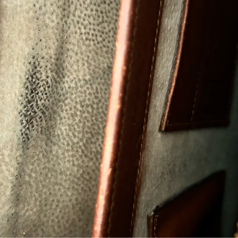 ***SOLD*** VTG 80’s Coach Briefcase British Tan Leather USA No. 1165-364 - Picture 14 of 16